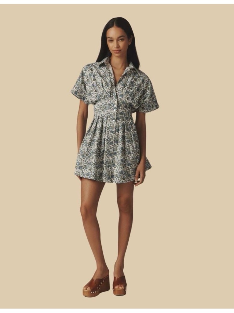 Anthropologie Tobie Mini Shirtdress by Exquise